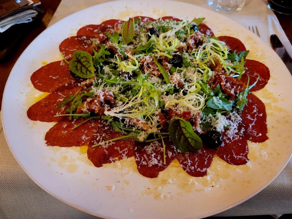 Carpaccio z jelenia