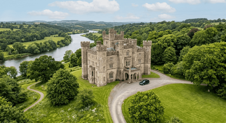 Wydał 130 milionów na neogotycki zamek. Tak twórca Facebooka urządził się w Irlandii! Strancally Castle